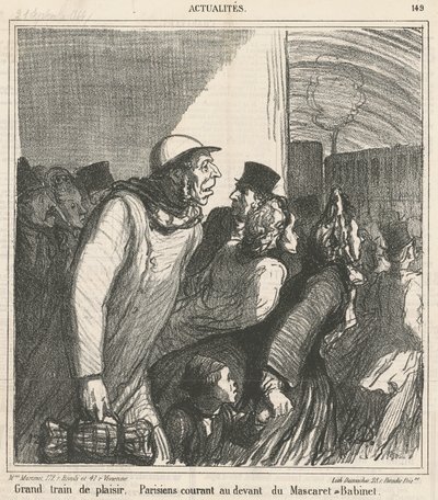 Gran tren de placer de Honoré Daumier