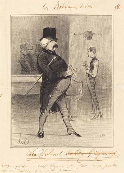 El Ex-Coronel de Honoré Daumier