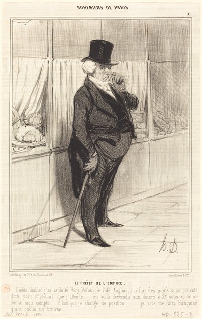 El prefecto del Imperio de Honoré Daumier