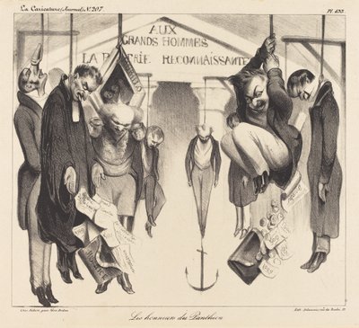 Los honores del Panteón de Honoré Daumier