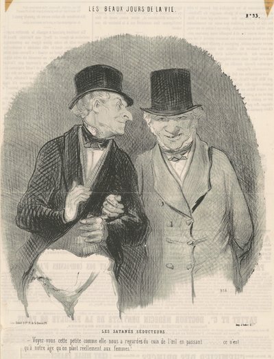 Los malditos seductores de Honoré Daumier