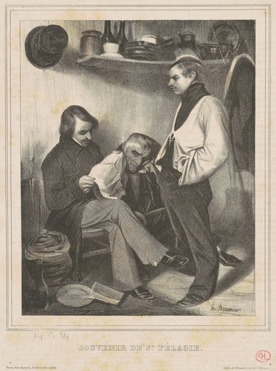 Recuerdo de Ste. Pélagie de Honoré Daumier