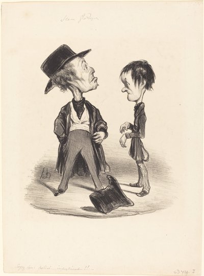 Sé educado... i... de Honoré Daumier