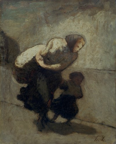 La pesada carga, 1828-1879 de Honoré Daumier