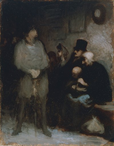 La sala de espera de Honoré Daumier