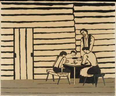 Cena familiar de Horace Pippin