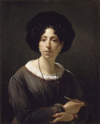 Autorretrato de Hortense Haudebourt Lescot