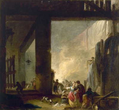 La lavandería de Hubert Robert