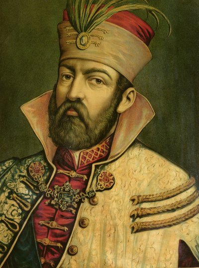 Miklos Zrinyi (1508-66), Ban de Croacia (1542-56) de Hungarian School