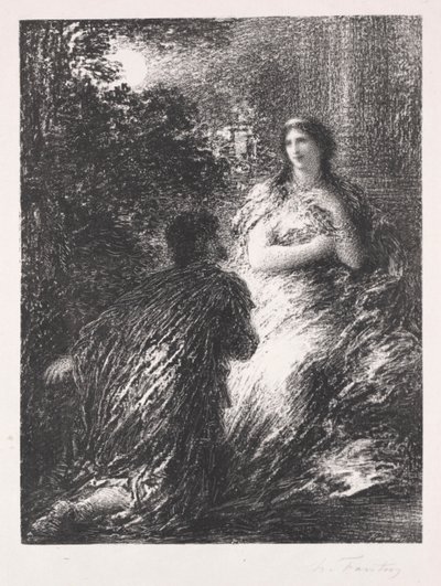 Duo de los Troyanos, 1894-1895 de Ignace Henri Jean Fantin Latour