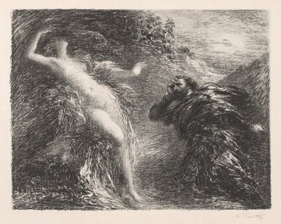 Manfredo y Astarté, 1892 de Ignace Henri Jean Fantin Latour