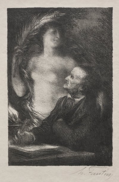 La Musa, 1887 de Ignace Henri Jean Fantin Latour