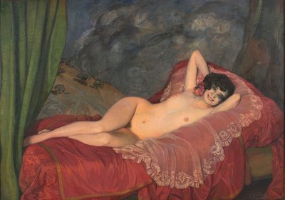 Desnudo rojo, 1922 de Ignacio Zuloaga y Zabaleto