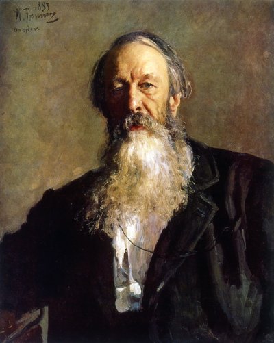 Retrato de VV Stasov de Ilya Efimovich Repin