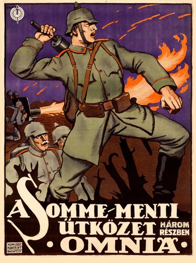 Nuestros héroes en el Somme, 1916 de Imre Foeldes