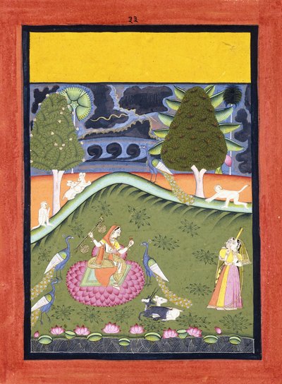 Gormalar Ragini, c. 1740 de Indian School