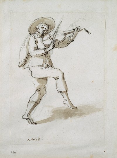 Hombre con viola de Inigo Jones