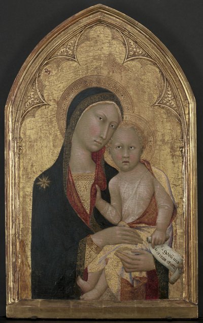 Madonna y Niño de Israhel van Meckenem