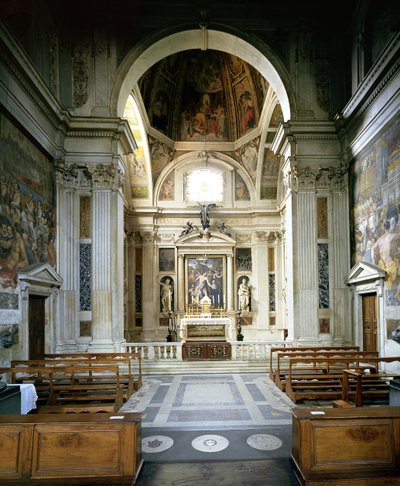 Vista interior de la iglesia de Italian School