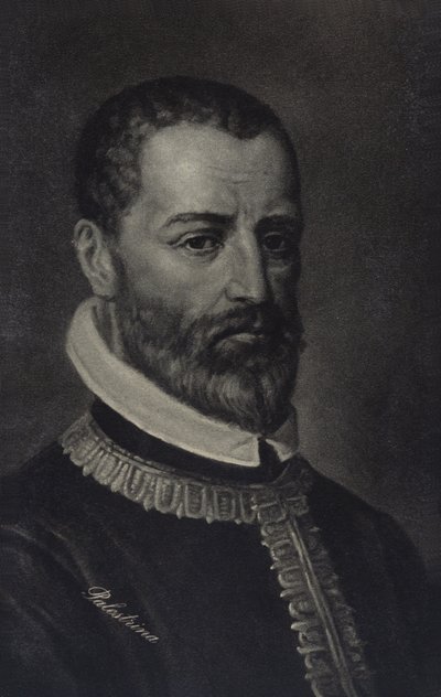 Retrato de Giovanni Pierluigi da Palestrina de Italian School