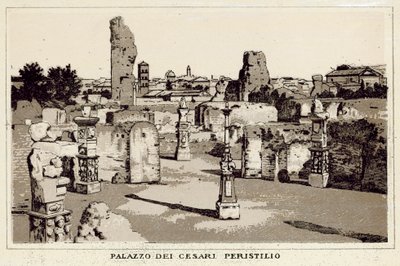 Roma: Palacio de los Césares, Peristilo de Italian School