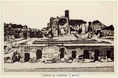 Roma: Templo de Venus y Roma de Italian School