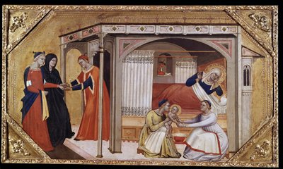 El Nacimiento de la Virgen de Italian School