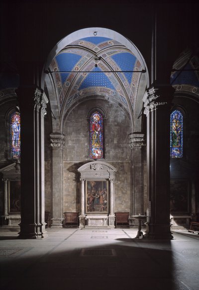 Vista de la catedral de Lucca de Italian School