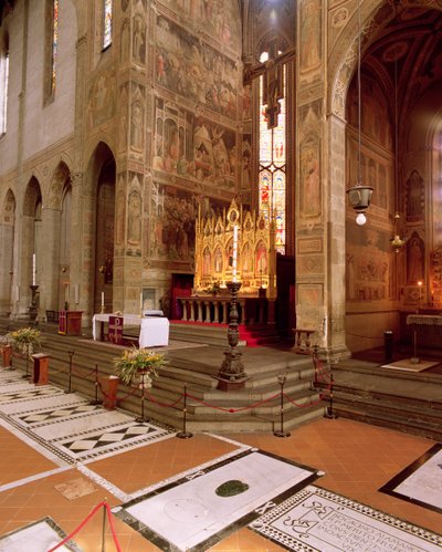 Vista del ábside de la iglesia de Italian School