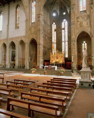 Vista del ábside de la iglesia de Italian School