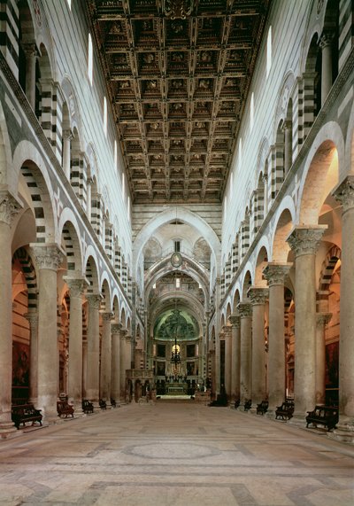 Vista de la nave de Italian School