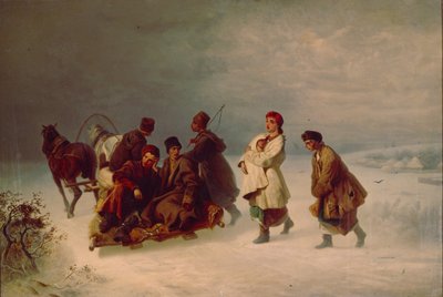 La despedida de los reclutas de Ivan Ivanovich Sokolov