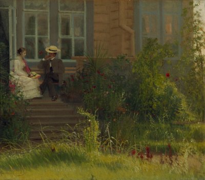 Dacha del artista en Siverskaya de Ivan Nikolaevich Kramskoy