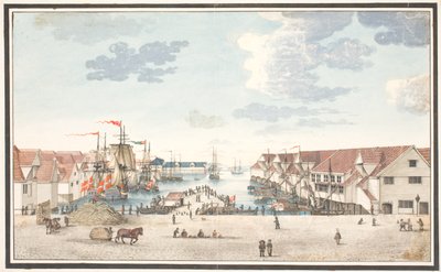 Muelle en Bergen de Johan Christian Dahl