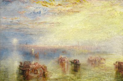 Aproximación a Venecia, 1844 de Joseph Mallord William Turner