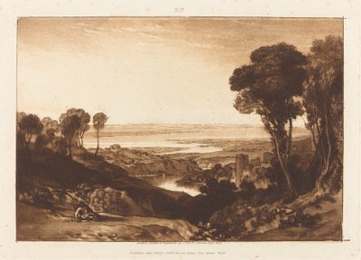 Unión de Severn y Wye, publicado en 1811 de Joseph Mallord William Turner