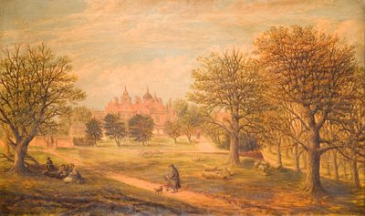 Aston Hall desde el oeste, 1800-1900 de J. Beardmore