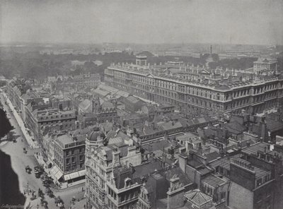 Westminster desde la Torre del Reloj de J. Benjamin Stone