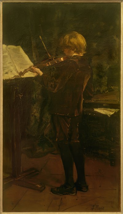 El violinista de Jacob Hendricus Maris