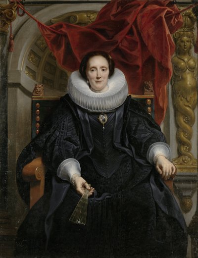 Retrato de Catharina Behaghel, 1635 de Jacob Jordaens