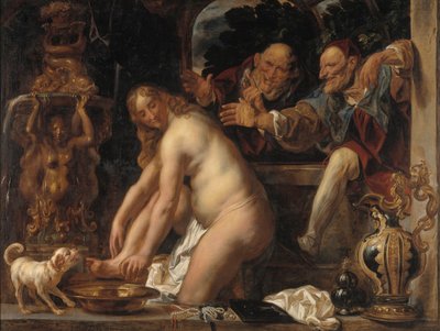 Susana y los ancianos de Jacob Jordaens