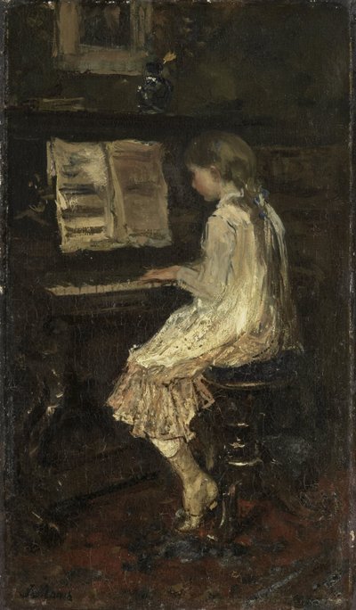 La chica del piano de Jacob Maris