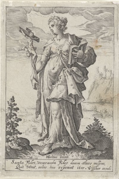 Fe (Fides) de Jacob Matham (attributed to)