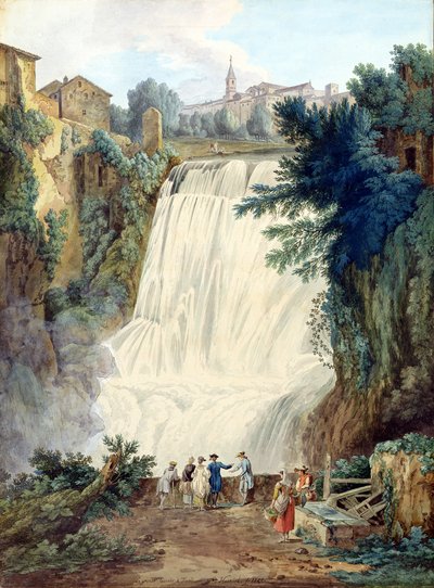 Las cataratas en Tivoli de Jacob Philippe Hackert