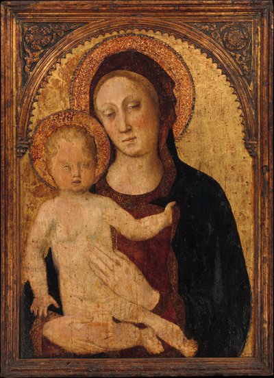 Madonna y Niño, probablemente 1440s de Jacopo Bellini