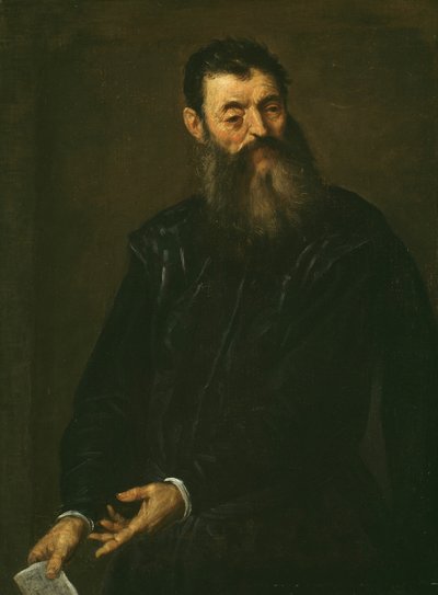 Retrato de un caballero, c. 1590 de Jacopo Palma