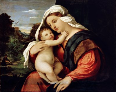 Virgen y Niño de Jacopo Palma il Vecchio