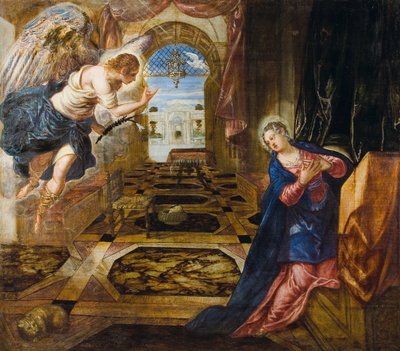 La Anunciación de Jacopo Tintoretto