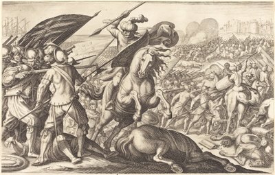 La derrota de la caballería turca de Jacques Callot