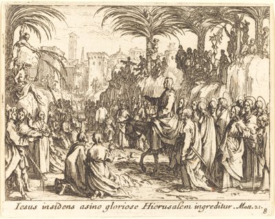 La entrada en Jerusalén de Jacques Callot